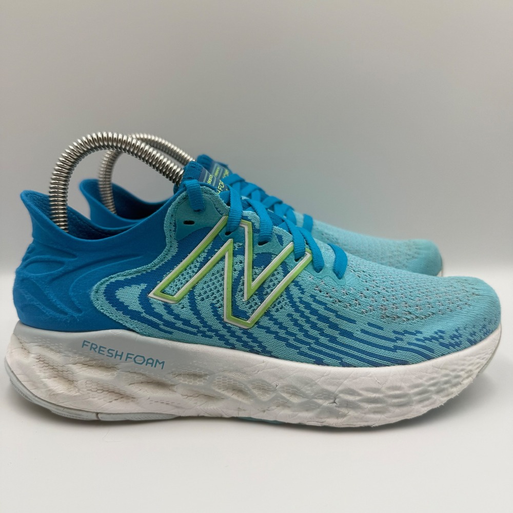 New Balance‎ Fresh Foam 1080v11 Blue Teal Women Size 7 Running Shoes W1080B11